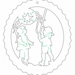 Esfera "Posada" - Vector descarganle para corte CNC y grabado laser gratis | Stanser