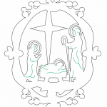 Esfera "Nacimiento" - Vector descarganle para corte CNC y grabado laser gratis | Stanser