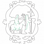 Esfera "Por el desierto" - Vector descarganle para corte CNC y grabado laser gratis | Stanser