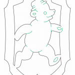 Esfera "Oso" - Vector descarganle para corte CNC y grabado laser gratis | Stanser