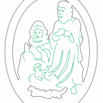 Esfera "Sagrada Familia" - Vector descarganle para corte CNC y grabado laser gratis | Stanser