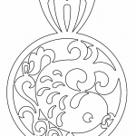 Esfera "Pez" - Vector descarganle para corte CNC y grabado laser gratis | Stanser