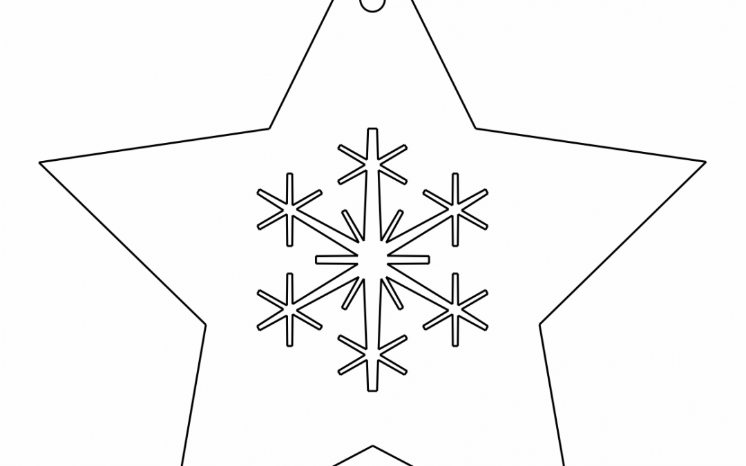 Estrella de 5 picos «Copo de nieve»