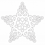 Estrella de hojas - Vector descarganle para corte CNC y grabado laser gratis | Stanser