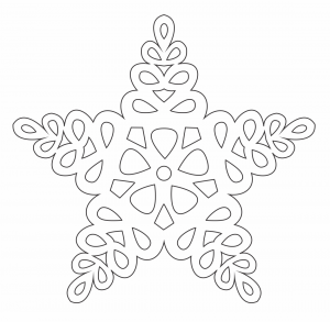 Estrella de hojas