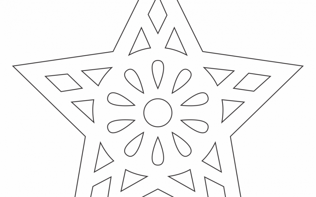 Estrella de figuras geométricas
