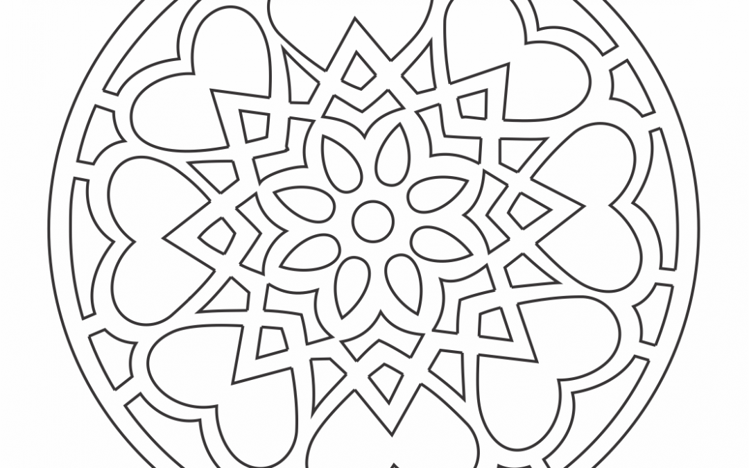 Mandala de corazones