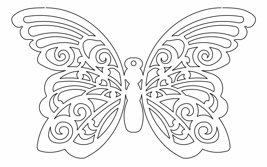 Mariposa espirales