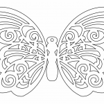 Mariposa espirales - Vector descarganle para corte CNC y grabado laser gratis | Stanser