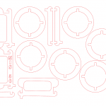 Portalatas personalizable - Vector descarganle para corte CNC y grabado laser gratis | Stanser