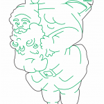 Santa con juguetes - Vector descarganle para corte CNC y grabado laser gratis | Stanser