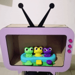 Mueble infantil "TV" - Vector descarganle para corte CNC y grabado laser gratis | Stanser