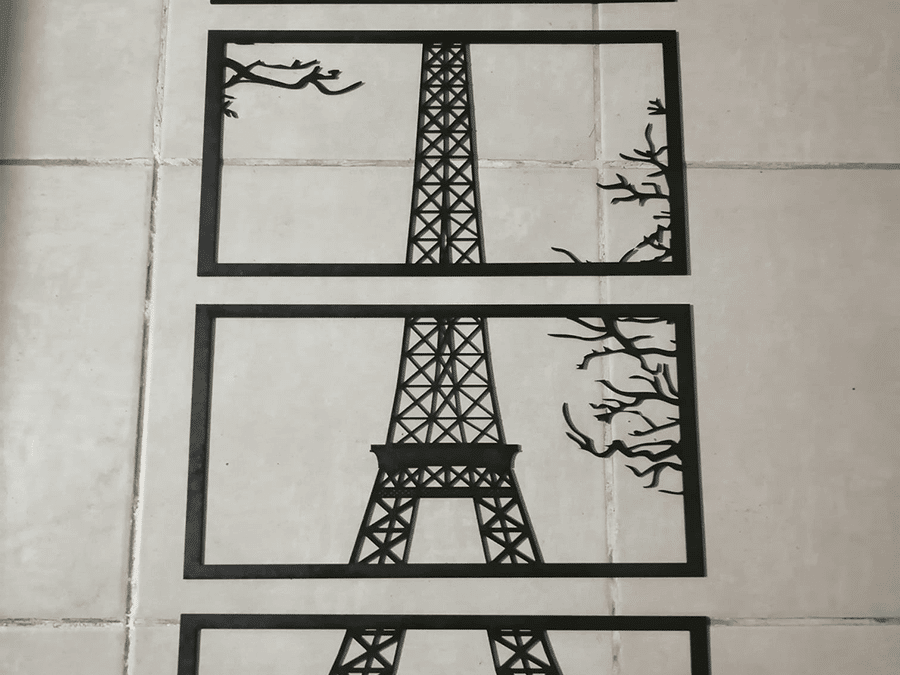 Torre Eiffel en 4 cuadros