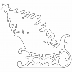 Pino en trineo - Vector descarganle para corte CNC y grabado laser gratis | Stanser