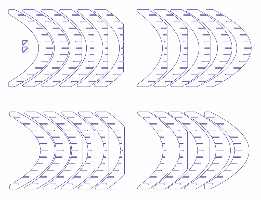 Base para mesa — vector para corte CNC