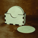 Portavasos circulares - Vector descarganle para corte CNC y grabado laser gratis | Stanser