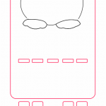 Base para celular "Pingüino" - Vector descarganle para corte CNC y grabado laser gratis | Stanser