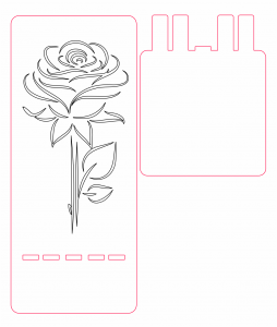 Base para celular «Rosa» 2