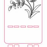 Base para celular "Tulipán" - Vector descarganle para corte CNC y grabado laser gratis | Stanser