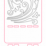 Base para celular "Naturaleza" - Vector descarganle para corte CNC y grabado laser gratis | Stanser