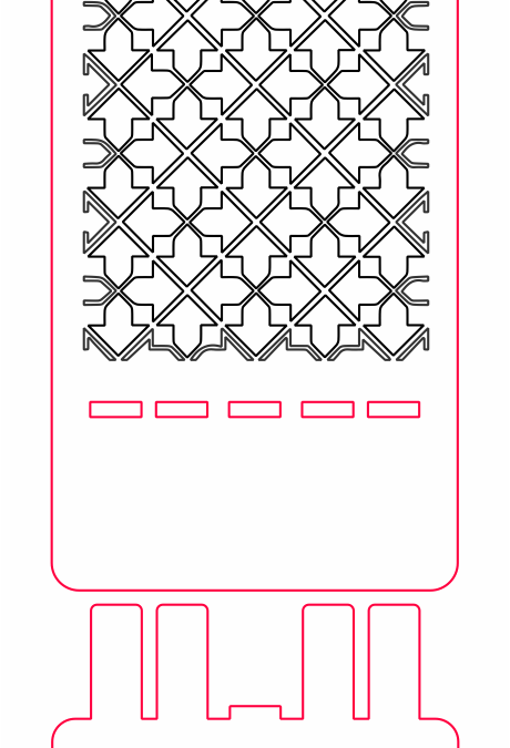 Base para celular «Entramado»