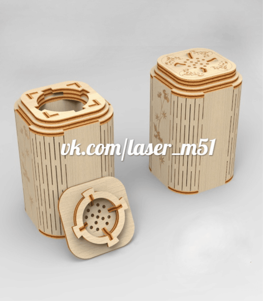 Salero y Pimentero — vector para corte CNC