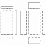 Caja rectangular con tapa - Vector SVG DXF para CNC Router y Laser CO2 - Descargable gratis | Stanser
