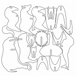 Animales armables - Vector descarganle para corte CNC y grabado laser gratis | Stanser