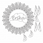 Atrapasueños de plumas - Vector descarganle para corte CNC y grabado laser gratis | Stanser