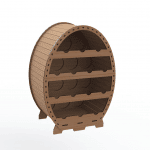 Cava oval - Vector descarganle para corte CNC y grabado laser gratis | Stanser