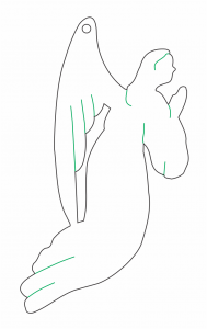 Ángel en plegaria