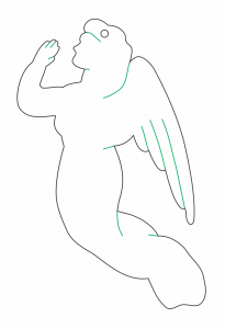 Ángel en plegaria 2