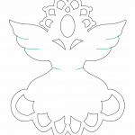 Decoración "Ángel" - Vector SVG DXF para CNC Router y Laser CO2 - Descargable gratis | Stanser
