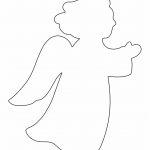 Silueta de ángel 3 - Vector SVG DXF para CNC Router y Laser CO2 - Descargable gratis | Stanser
