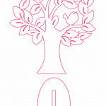 Árbol 3 - Vector descarganle para corte CNC y grabado laser gratis | Stanser