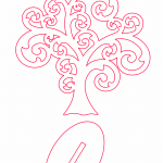 Árbol 6 - Vector descarganle para corte CNC y grabado laser gratis | Stanser
