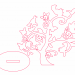 Árbol 11 - Vector descarganle para corte CNC y grabado laser gratis | Stanser