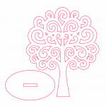Árbol 13 - Vector descarganle para corte CNC y grabado laser gratis | Stanser