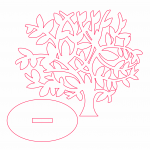 Árbol 14 - Vector descarganle para corte CNC y grabado laser gratis | Stanser