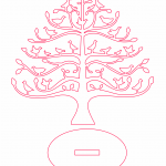 Árbol 15 - Vector descarganle para corte CNC y grabado laser gratis | Stanser