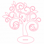 Árbol 18 - Vector descarganle para corte CNC y grabado laser gratis | Stanser