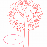 Árbol 19 - Vector descarganle para corte CNC y grabado laser gratis | Stanser