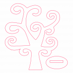 Árbol 22 - Vector descarganle para corte CNC y grabado laser gratis | Stanser