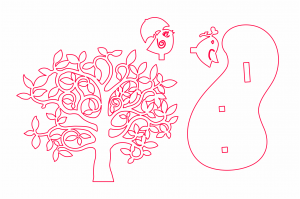 Árbol «Pájaro con sombrilla»