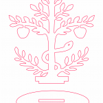 Árbol 27 - Vector descarganle para corte CNC y grabado laser gratis | Stanser