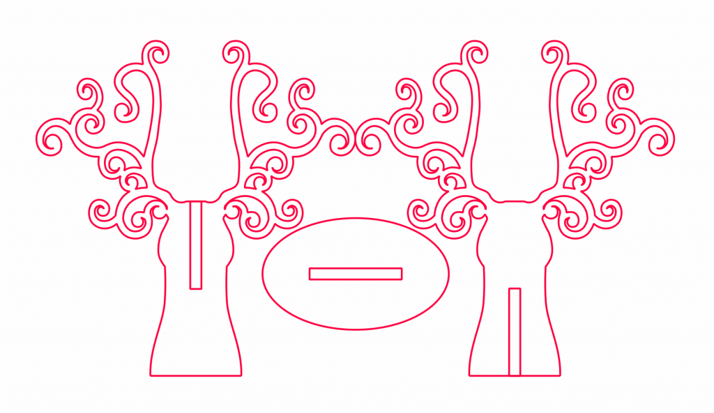 Portajoyería «Árbol» — vector para corte CNC