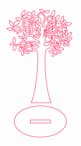 Decoración de mesa «Árbol»