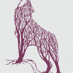 Árboles "Lobo" - Vector descarganle para corte CNC y grabado laser gratis | Stanser