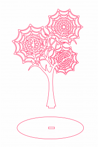 Árbol de telarañas