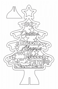 Árbol con mensaje